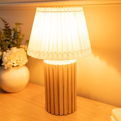 Mathi Wood Table Lamp