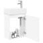Single Bathroom Vanity with Ceramic Basin-112525091
