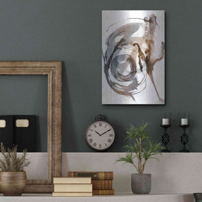 Art mural en métal Brayden Studio «Story Of Hope Brown» par Andrea Haase