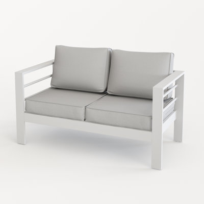Outdoor Aluminum Loveseat by Ebern Designs