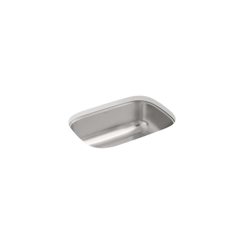 Valton 25.68'' L Stainless Steel Undermount Single Basin Kitchen Sink