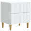 43cm W Engineered Wood Bedside Table
