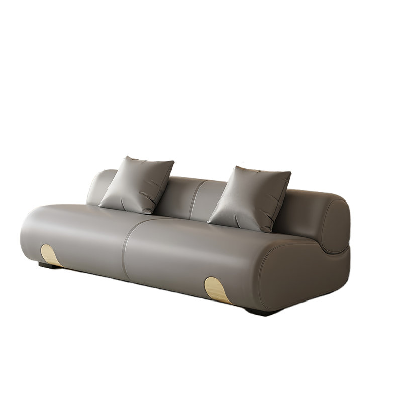 Banc rembourré Italian Modern Simplicity, Gris