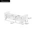 Banc de rangement de chambre moderne avec accoudoirs l 65,8 po-1098239307