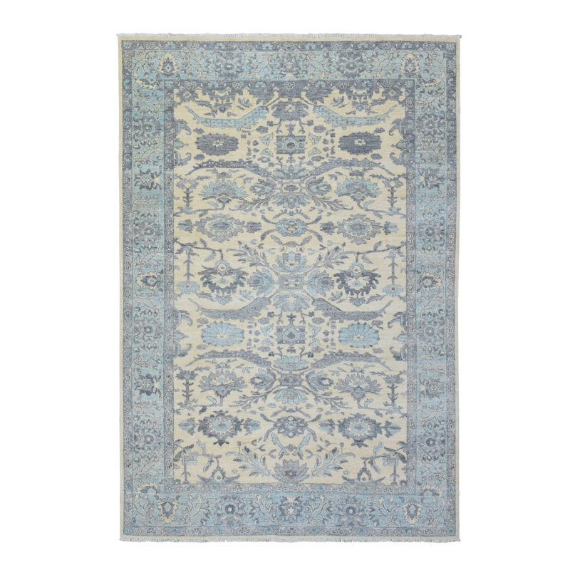 Tapis oriental doux 6 po x 1 po x 9 po en laine douce biologique nouée à la main peshawar avec motif Heriz 4599331862714759978EFFEBC7E378C0