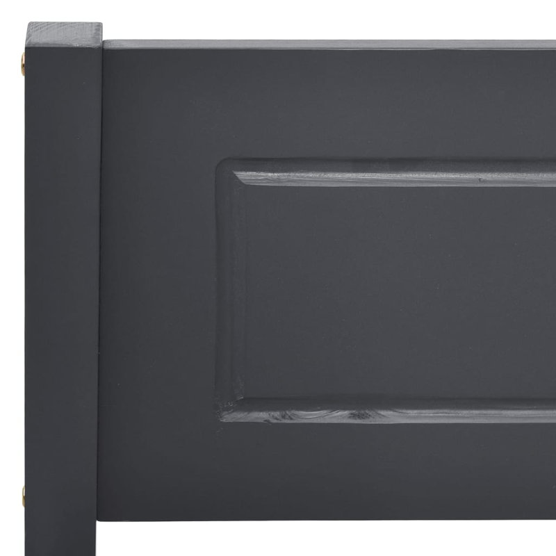 Galilhai Solid Wood Bed, 180 x 200 cm, grey