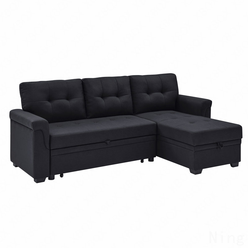 86'' Upholstered Pull-Out Sofa Bed