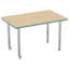 Table rectangulaire d'activité rectangulaire avec pieds réglables-99105923-99105924-124582260