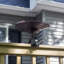 Bain d'oiseaux antique avec support de balustrade