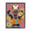 Rel Relantes de Colombes par forte figure masculine sur motif de Sangita Bachelet - impression d'art graphique