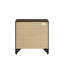 Table de chevet finition noyer