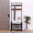 Coat Rack, Hall Tree With Shoe Bench For Entryway, Entryway Bench With Coat Rack, 4-In-1, With 9 Removable Hooks, A Hanging Rod, 13.8 X 25.2 X 72.8 Inches