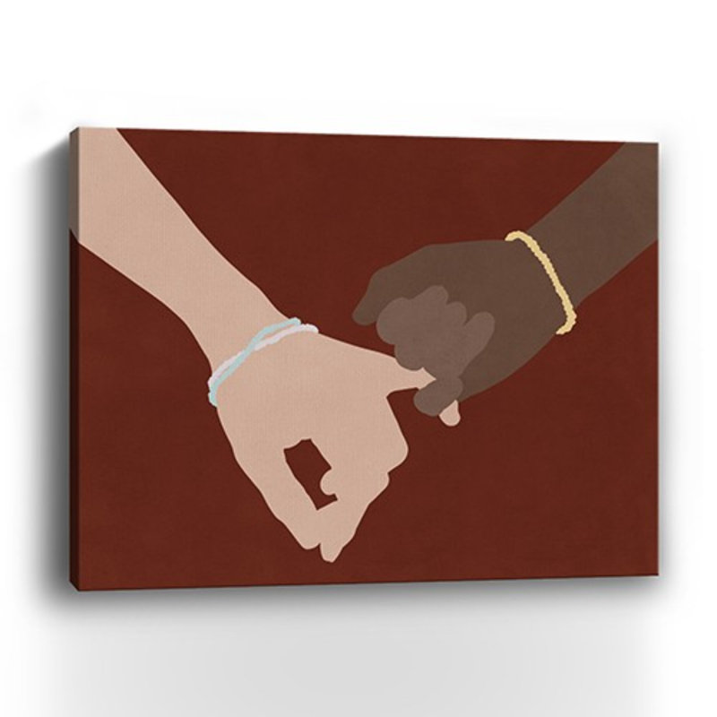 Art mural 16 "x 20" Pinky Swear, 16 po x 20 po