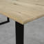 Ajahni Oak Metal Base Dining Table-308770445-308770444