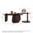 Creative Tempered Glass Coffee Table Set