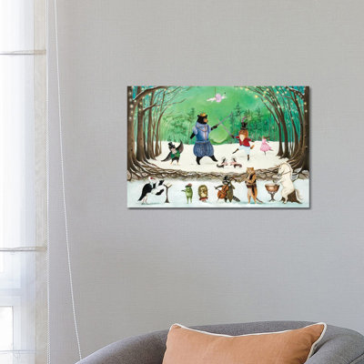 The Waltz Of Winter by Jahna Vashti - Wrapped Canvas Print