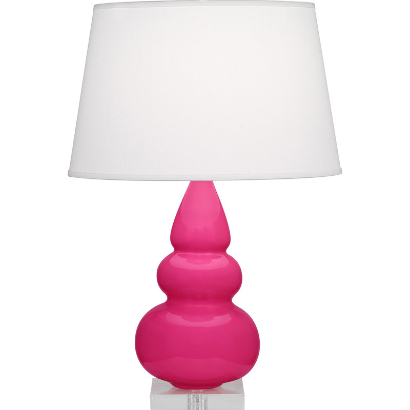 Petite lampe d'appoint triple gourde, Razzle Rose