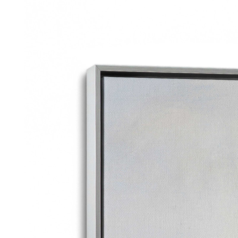 Toile tendue Mute Countryside Serenity I, H 36,75 po x l 24,75 po x P 1,75 po, Cadre flottant en chrome poli