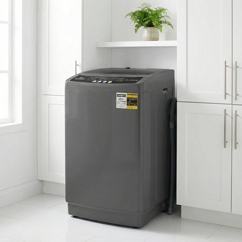 Machine à laver portative d'une capacité de 20 lb avec technologie de lavage turbo