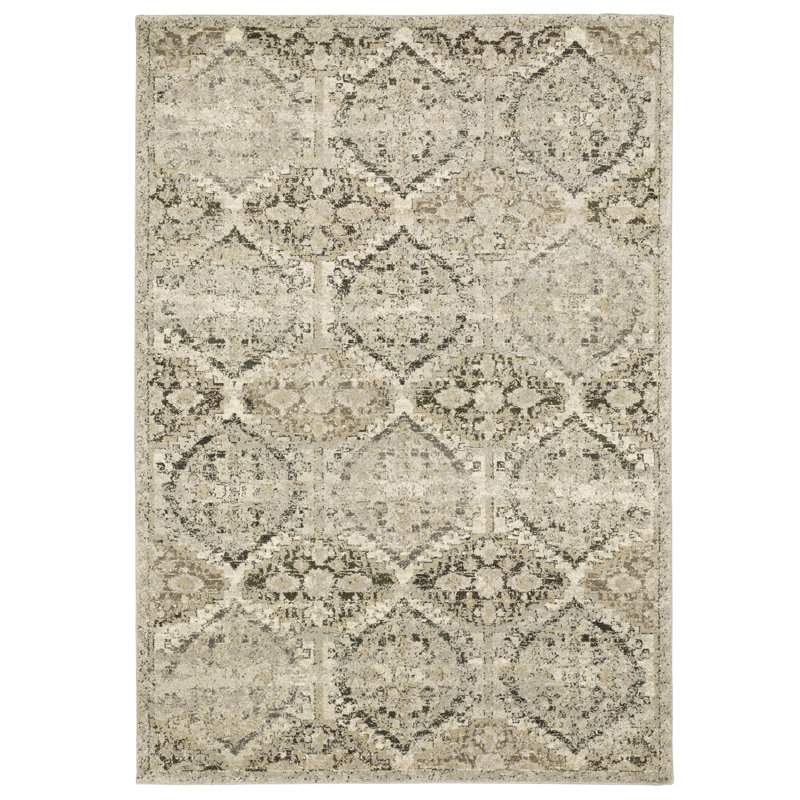 Caryll Floral Indoor Rug, Rectangle 5'3" x 7'6"