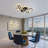 Modern Led Flush Mount Ceiling Light, 45w Dimmable Ceiling Light Fixture , 5-color Temperature Adjustable, 2100lm Bright Ceiling Lamp For Living Room Bedroom Kitchen