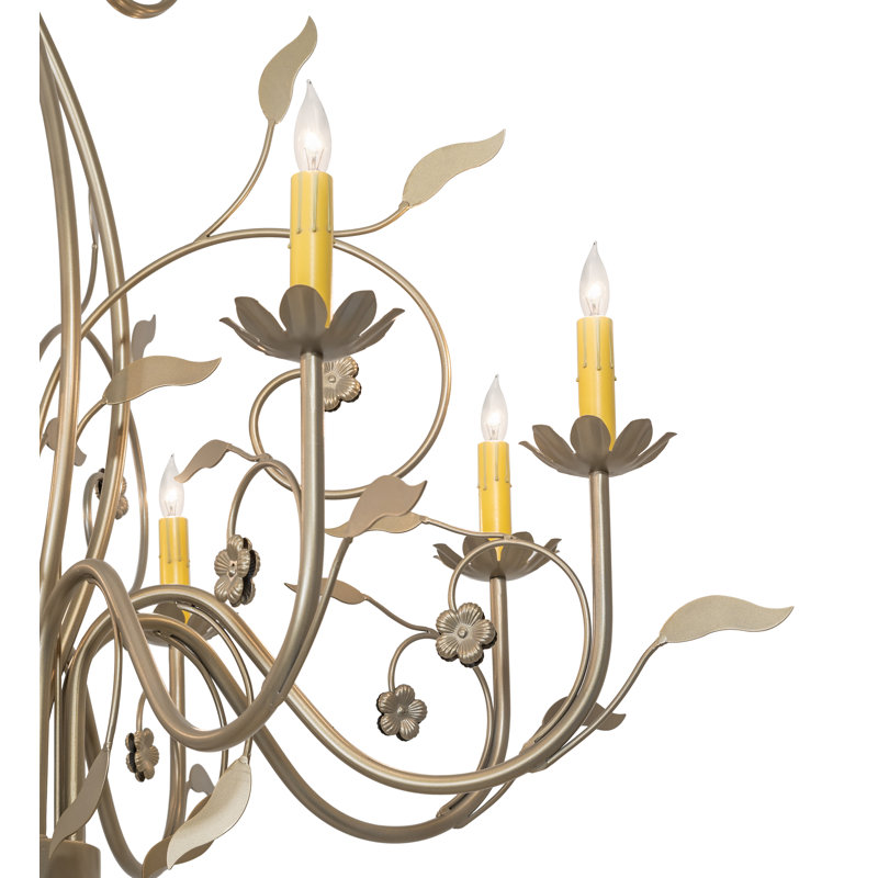 36" Wide Bordeaux 8 Light Chandelier