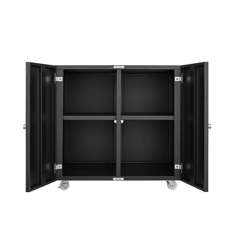 Support pour bureau à domicile avec roulettes, tables pour imprimantes avec porte-classeur, classeur latéral mobile avec tablette ouverte pour dossiers de format lettre / légal / A4