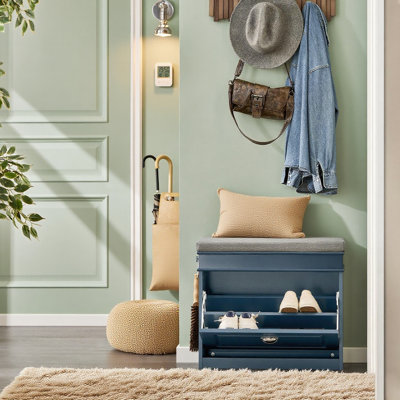 6 Pair Shoe Storage Bench
