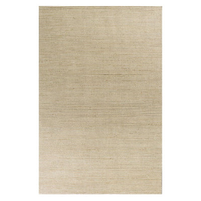 8' X 11' Tan And Ivory Hand Woven Area Rug