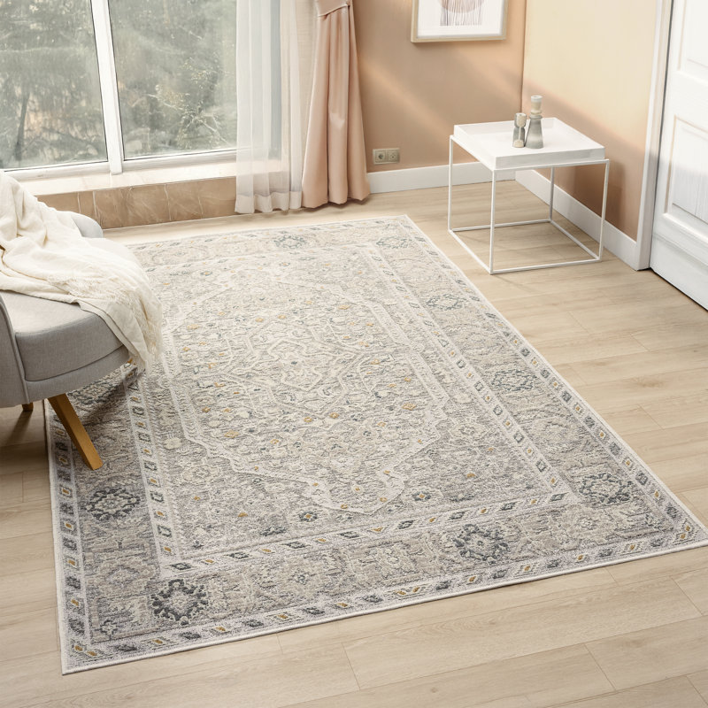 Tapis bohémien médaillon, Rectangle 5 pi x 7 pi