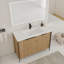 Meuble-lavabo simple 48 po avec plateau en résine