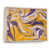Toile avec cadre flottant brun