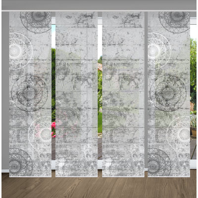 Semi Sheer Sliding Panel