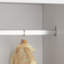 Armoire d'angle en L avec armoire supérieure