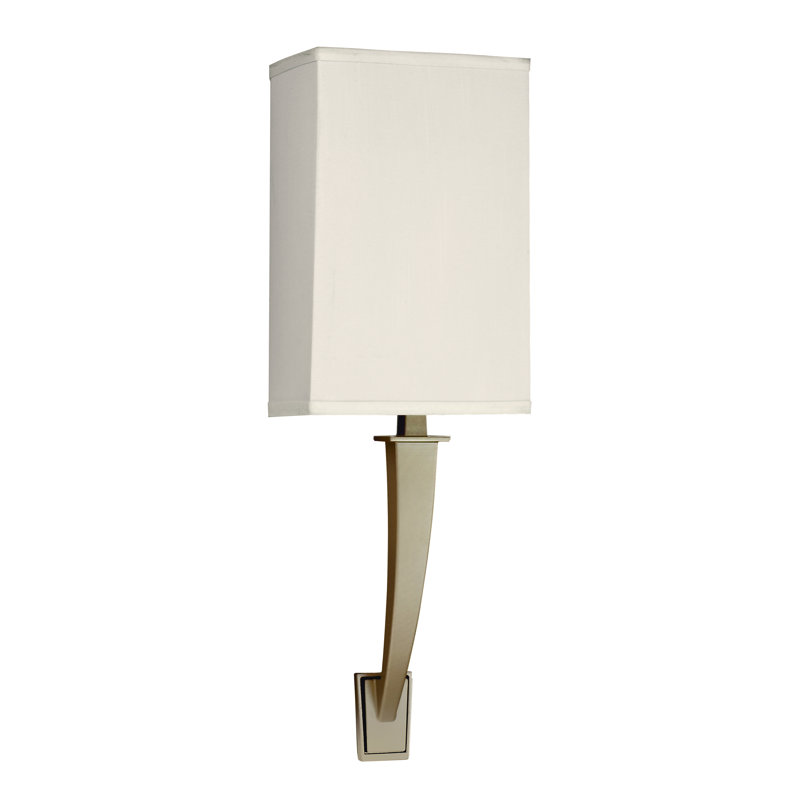 Appliquee à bras 1 lumière del Fairborn, Champagne, Lin crème