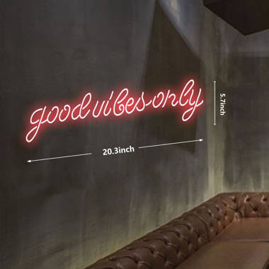 Good Vibes Only - LED neon sign