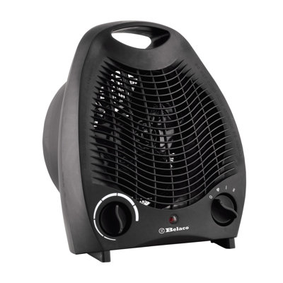 Belaco 2000 Watt 0 BTU Electric Compact Space Heater with Adjustable Thermostat