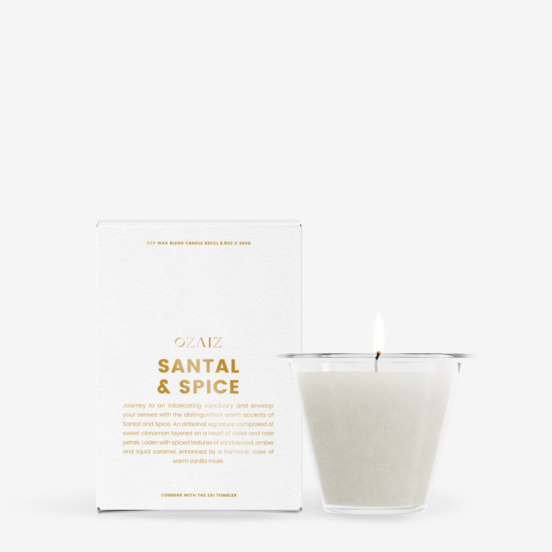 Recharge ZAI en santal et épices, Clair