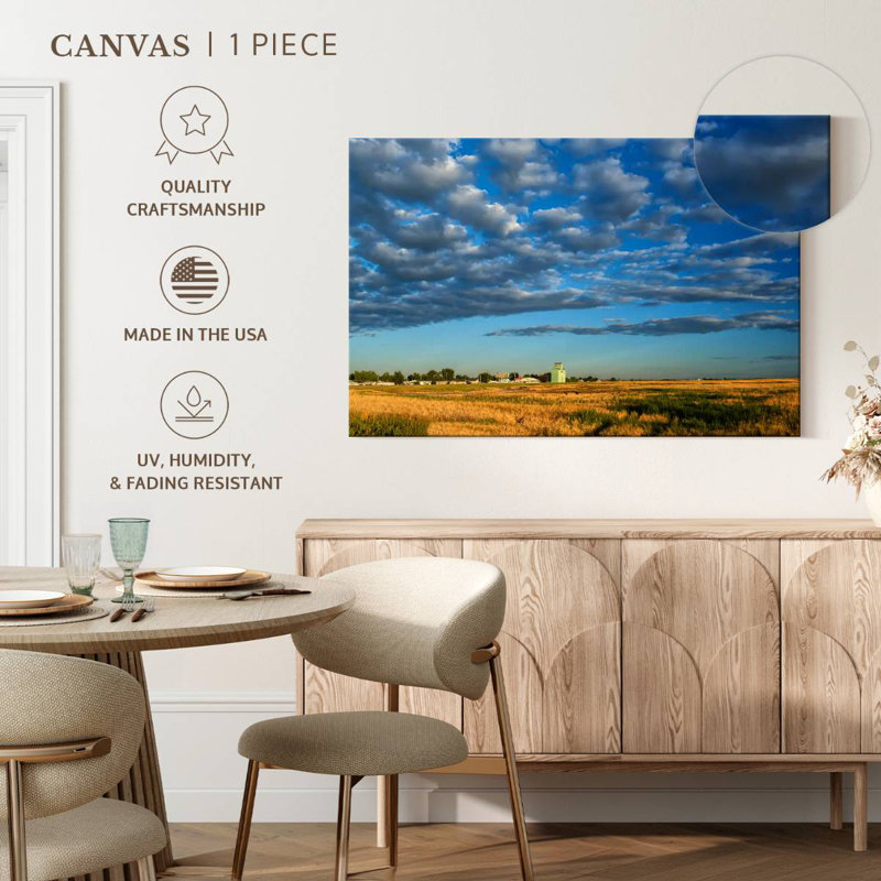 Alvord Alberta Stavely Prairie Landscape, H 30 po x l 45 po
