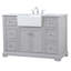 Ensemble de meuble-lavabo simple 48 po Pardue-364906948