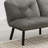 Adjustable Futon Sofa Bed With Velvet Fabric And Convertible Design-91295956