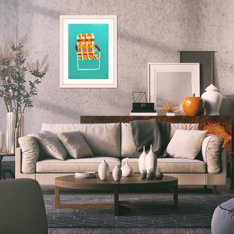 Pop Art & Retro Summer Seat, 20" H x 16" W