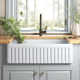 Sorrel 32.99" L x 18.11" W Farmhouse Kitchen Sink with Grid and Strainer