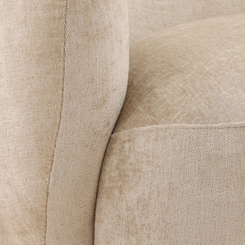 Chaise d'appoint Cary - brun, Sable