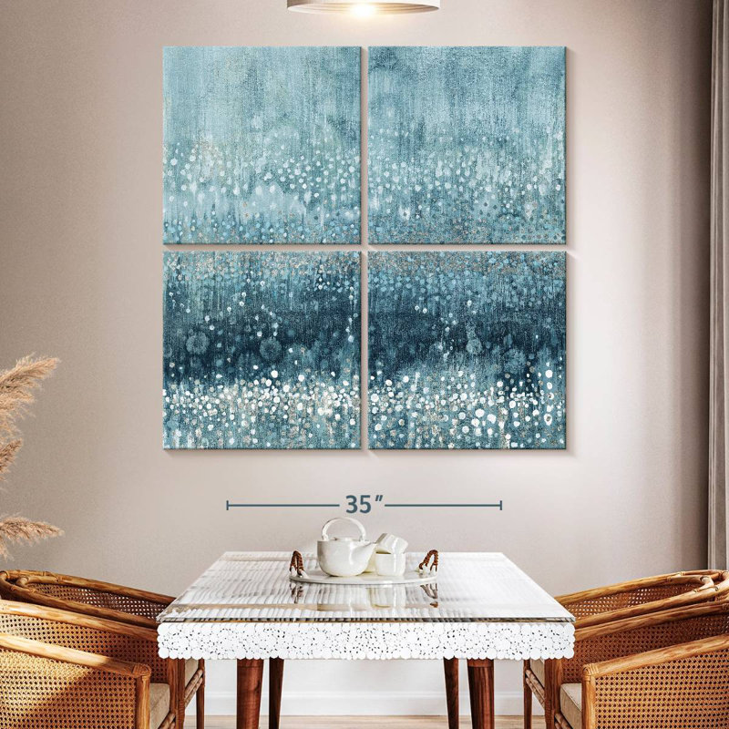 Rain Avery I - bleu argenté