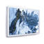 Raoul blanc, gris et blanc, marbre peint à la main acrylique III - reproduction d'art sur toile-51145501-51145500