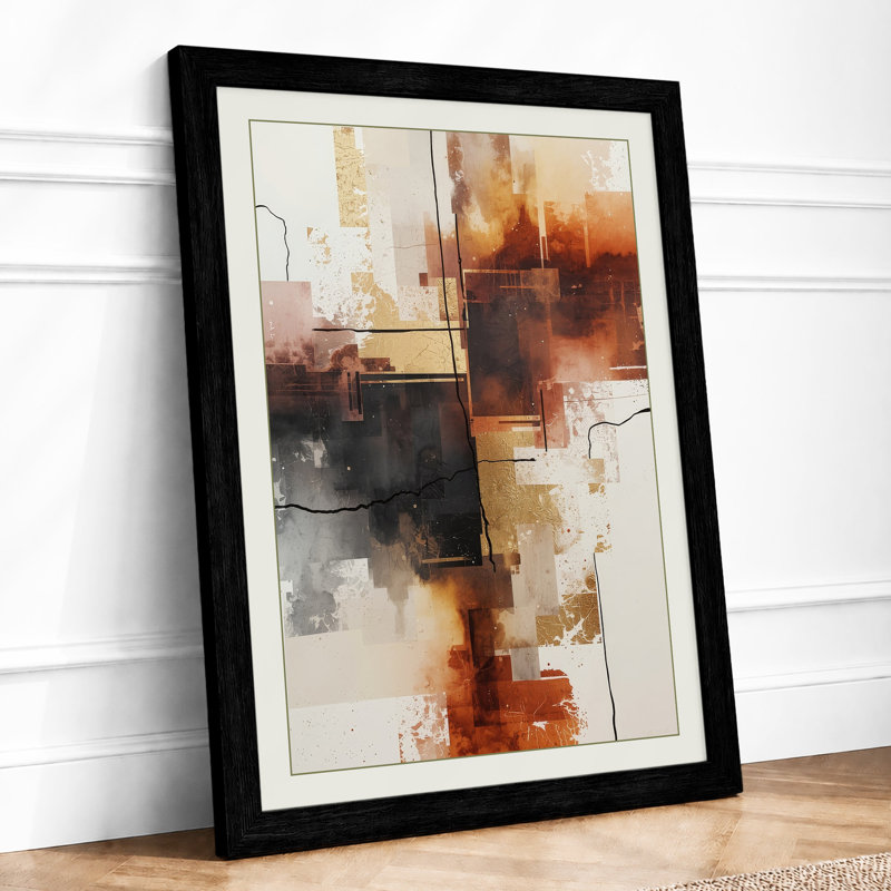 Warm Abstractions Abstract - Print, Black, A3 - 42.0 x 29.7 cm