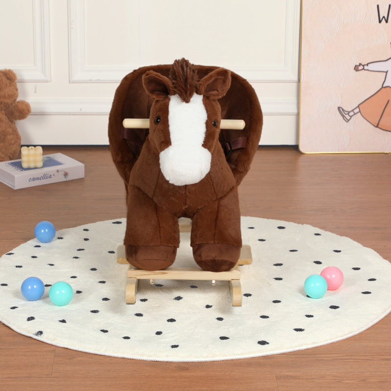 Cheval à bascule pour enfants avec chanson Berceuse