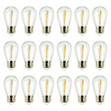 11 Watt Equivalent E26/Medium (Standard) S14 Medium LED Vintage Filament Light Bulb