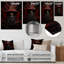 «Red Wizard Magic» - art mural en métal Wizards-841951104